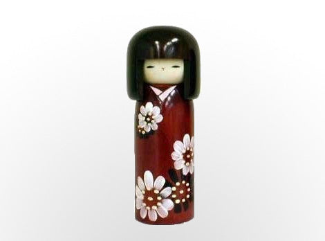 Hanaguruma - Flower Cart Kokeshi Doll U-21